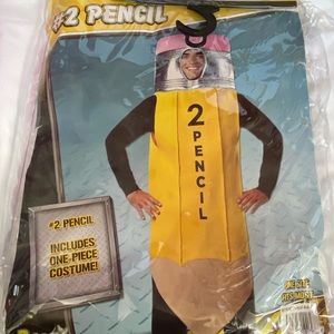 Adult Halloween Costume. No. 2 Pencil in original packaging.